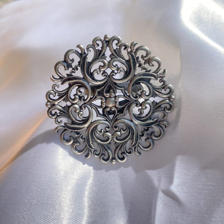 silver oxidised ring silver oxidised ring