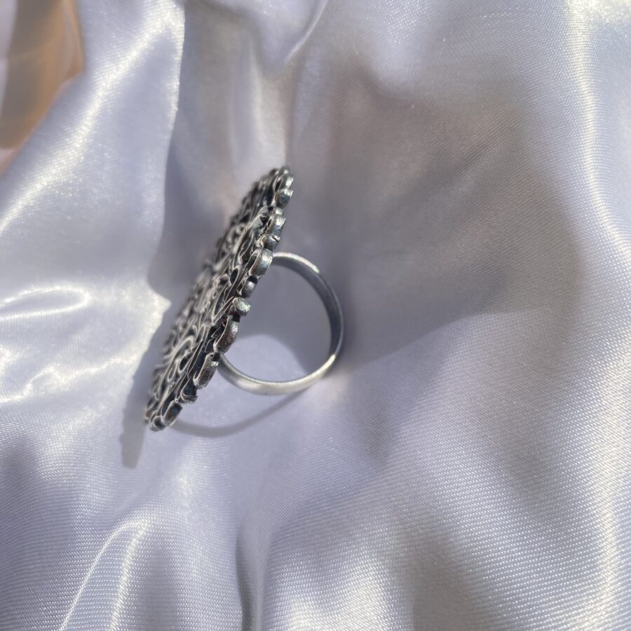 silver oxidised ring silver oxidised ring