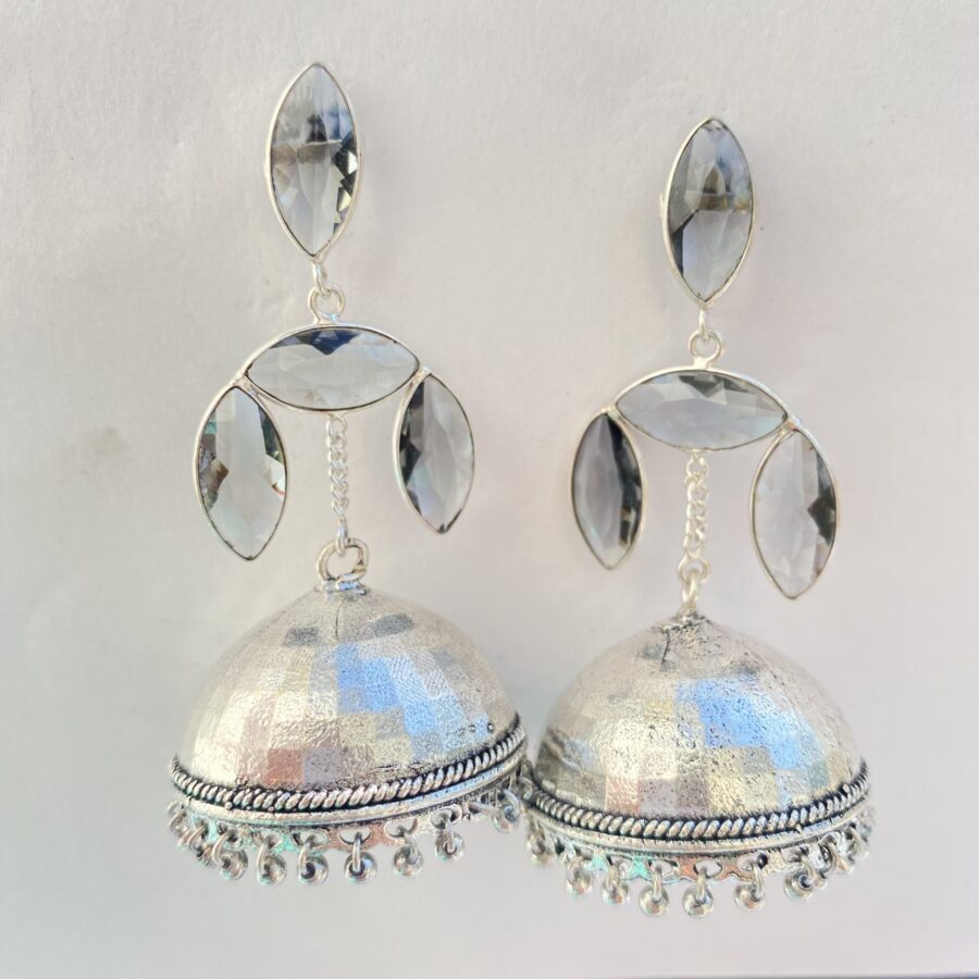 silver Jhumki