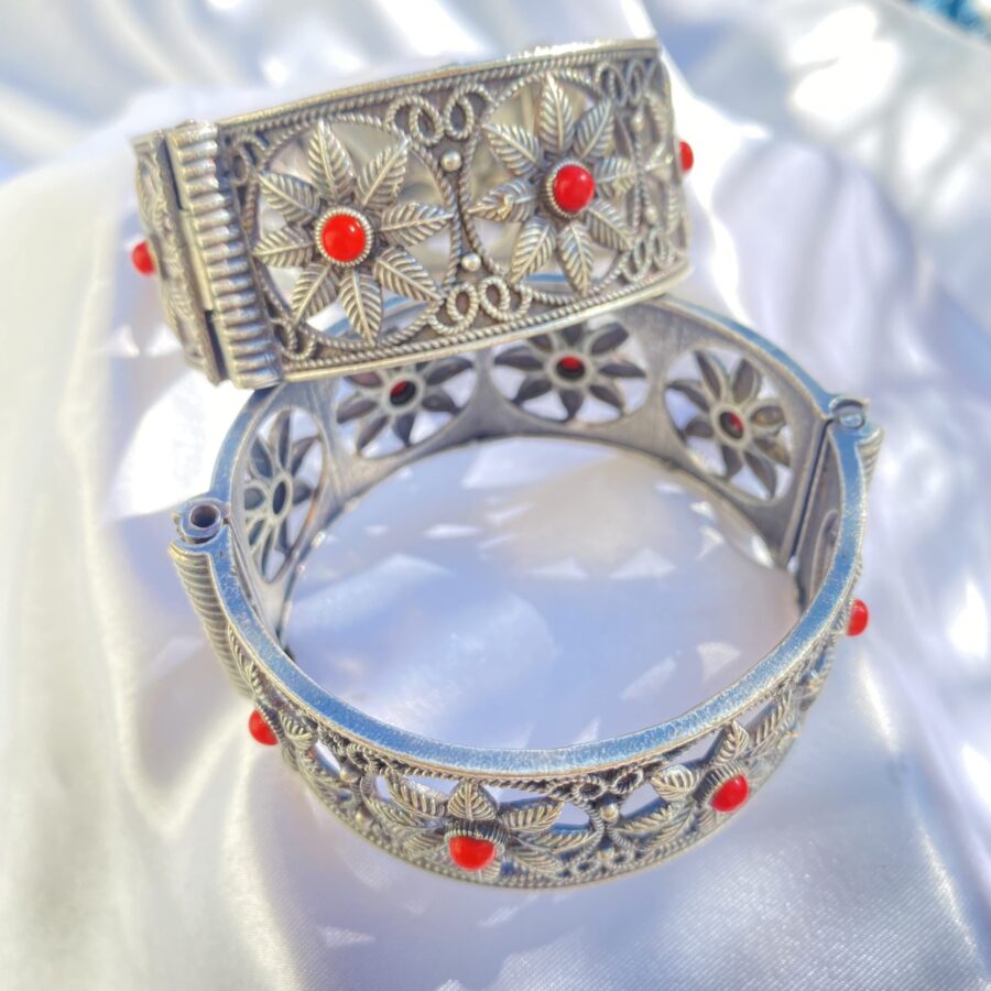 silver bangles