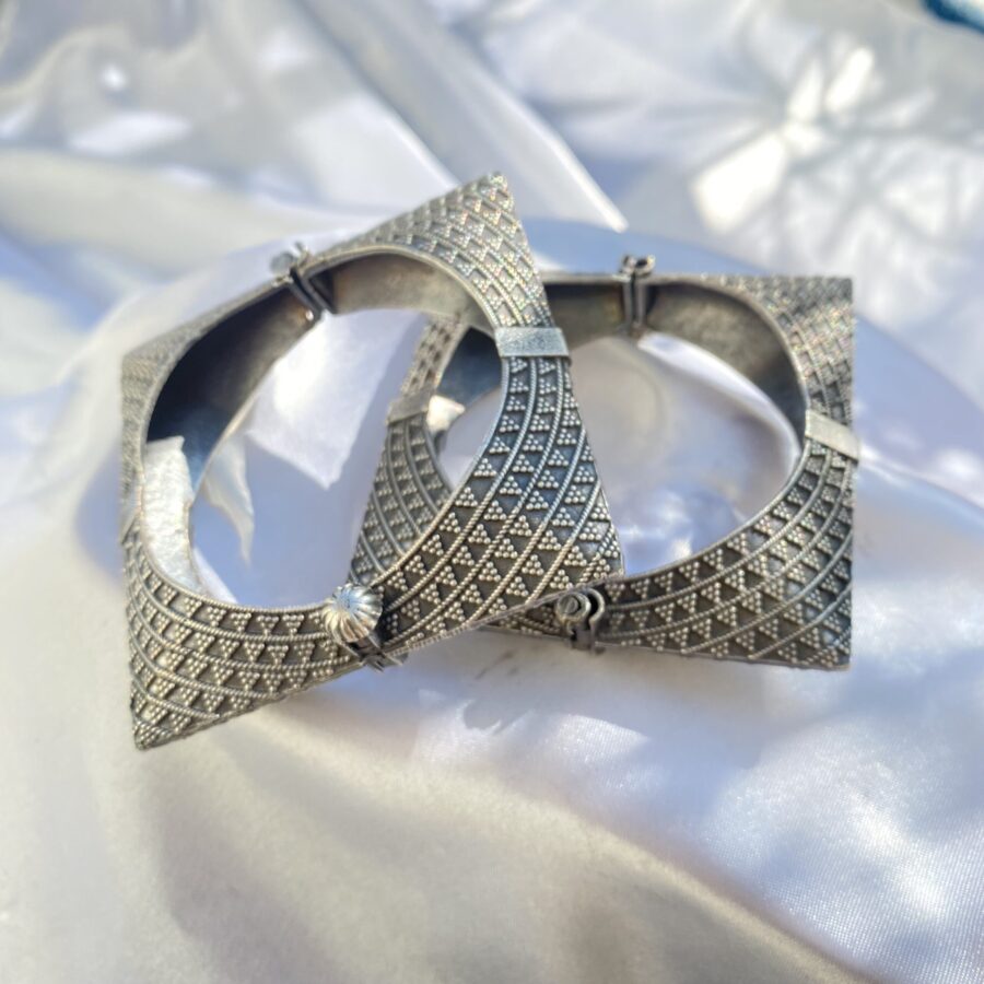 silver bangles