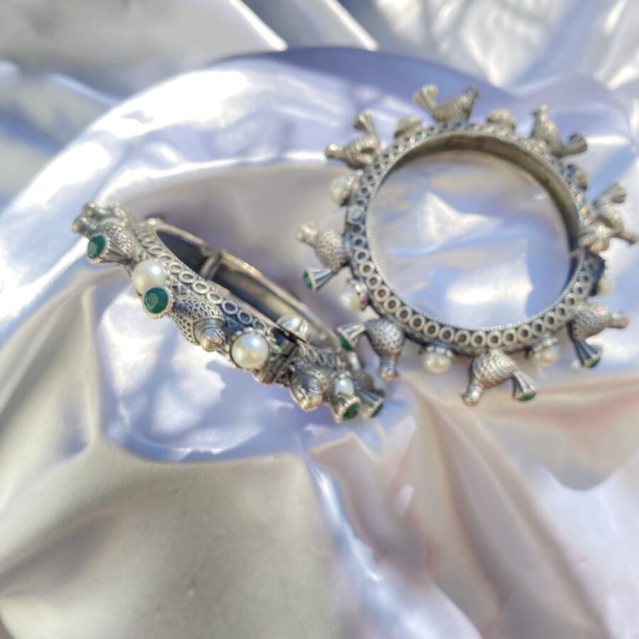 silver bangles
