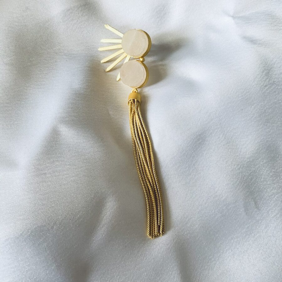 Double Stone Statement Earrings Double Stone Statement Earrings