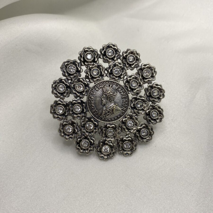 Big Round Ring With Stones Big Round Ring With Stones