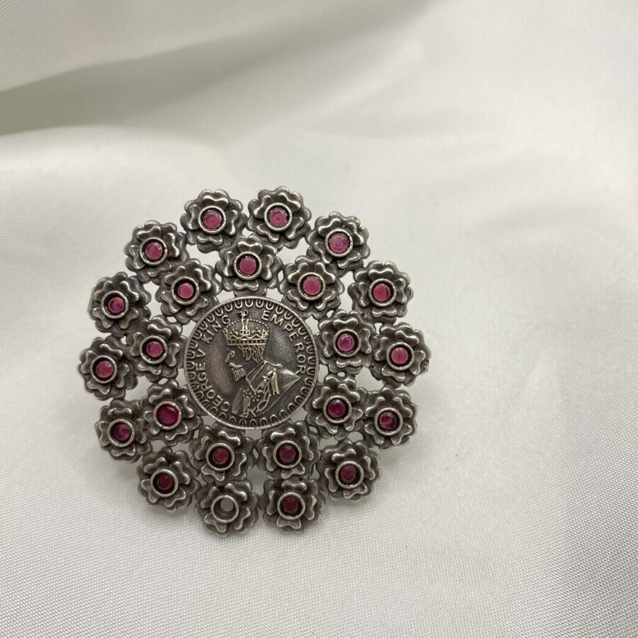 Big Round Ring With Stones Big Round Ring With Stones