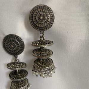 Coin Style 3 Layer Earrings