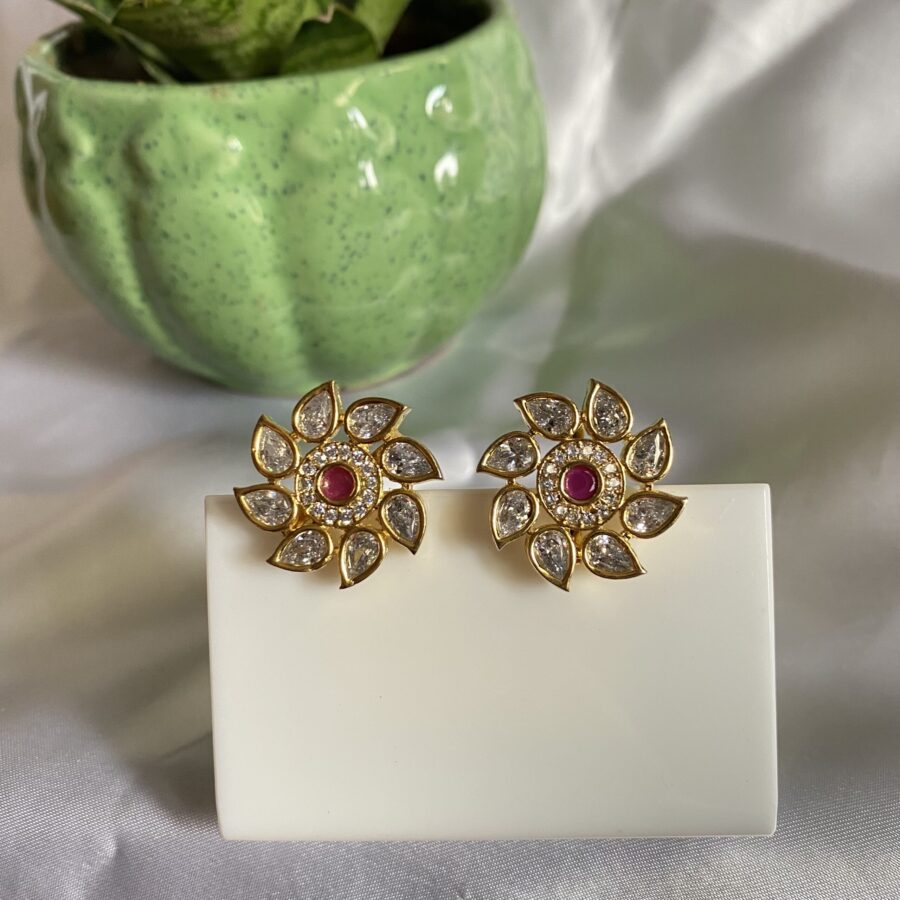 Big Flower Shape Studs