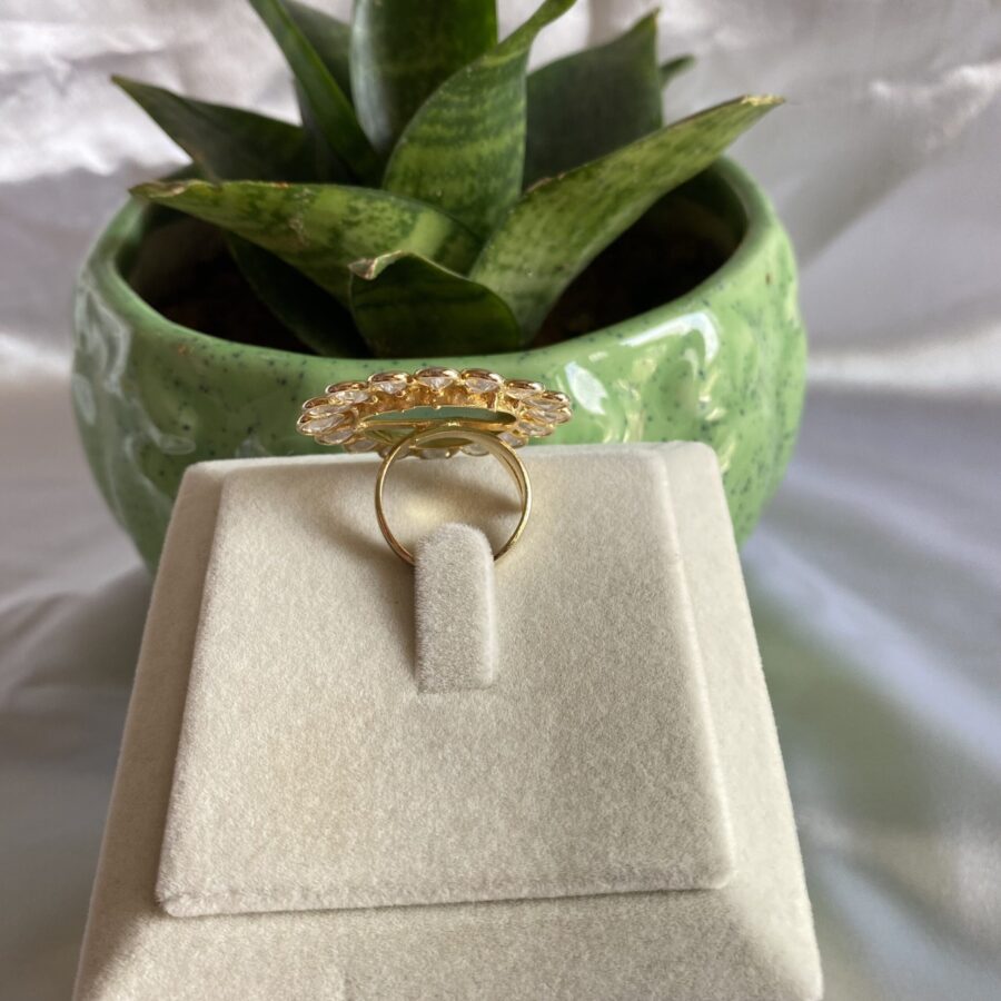 Traditional Rajasthani Ring With Stones