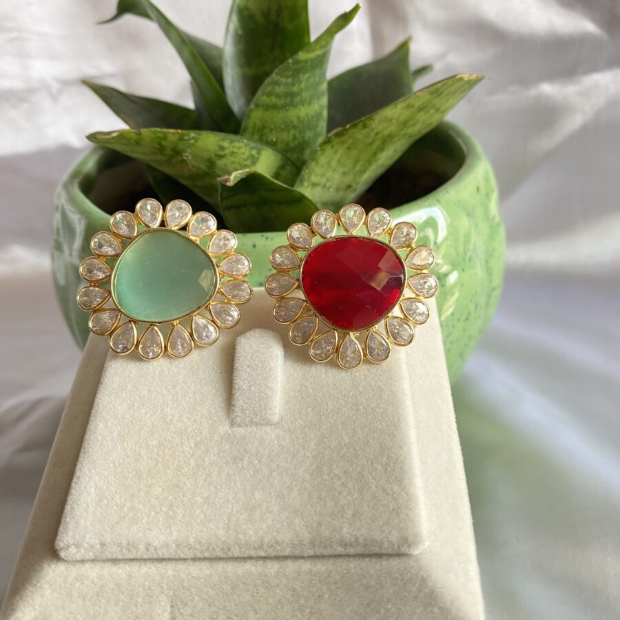 Traditional Rajasthani Ring With Stones